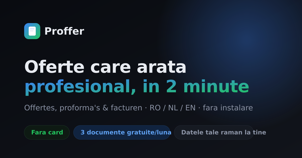 White-label Quote, Proforma & Invoice Web App